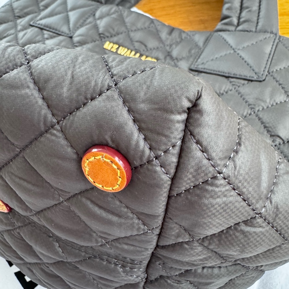 MZ Wallace Charcoal Quilted Tote - Picture 6 of 16